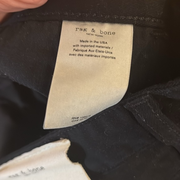 Rag and Bone Men’s Ultra Slim Black Pant - Picture 10 of 12